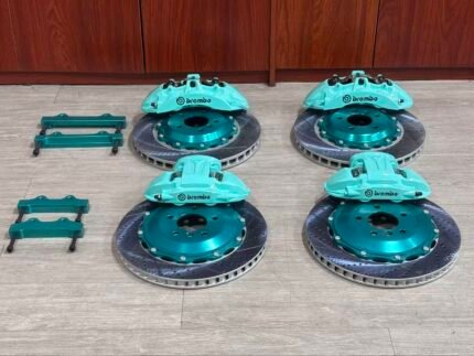 BREMBO CTS-V6 6/4 POT WITH EPB 380/370MM SLOTTED DRILLED ROTORS BBK BIG BRAKE KIT FULL SET 5X112 5X114.3 5X108 5X120