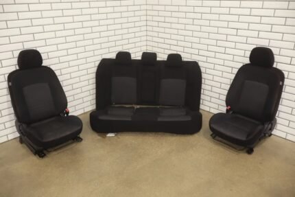 2015 Mitsubishi Lancer Evolution Final Edition Bucket Seat Set Black/Red Stitch